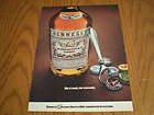 1975 Hennessy Cognac Brandy Ad Bottle Caps Perrier Ramlos Spellegrimo 
