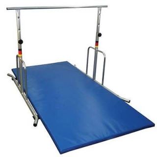 Gymnastic Horizontal Bars with 4 Landing Mat Galvanized Steel Made in 