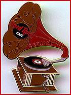 Hard Rock Cafe CLEVELAND Gramophone Record Player PIN