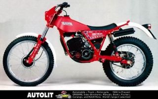 1982 Fantic Motor Trial 240 Motorcycle Factory Photo