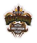 Harley Davidson Freedom Licensed Decal Biker Motorcycle Tank Sticker 