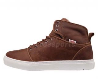 Vans Alomar Leather Brown New 2012 Mens Casual Skate Boarding Shoes VN 