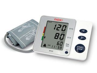   Fully Automatic Upper Arm Digital Blood Pressure Monitor w/ Jumbo LCD