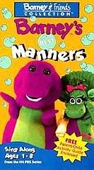 Barney   Barneys Best Manners (VHS, 1993) FREE MEDIA MAIL USA SHIP