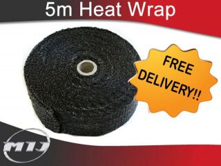   Heatwrap Manifold Headers Downpipe Black Heat Wrap Ceramic Tape Rap
