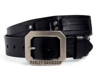 harley davidson leather belt in Clothing, 