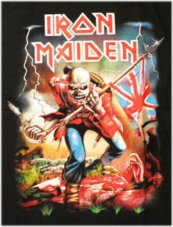 Music Tee Iron Maiden HEAVY METAL ROCK T SHIRT MENS Sz XL