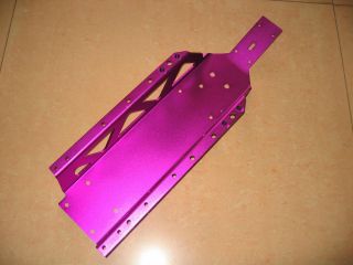 ALLOY MAIN CHASSIS PURPLE COLOR FOR 1/5 HPI KM BAJA 5B SS 5T RC CARS