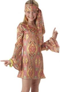 Kids Halloween Costume Retro 60s 70s Hippie Disco Girl