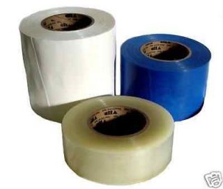 Boat Heat Shrink Wrap Polyethylene Tape Blue 2 x 60yds