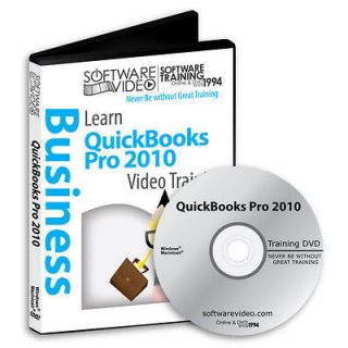QuickBooks Pro 2010 Training DVD Free Instant Download