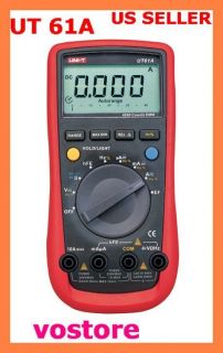   UT61A Digital Multimeter Auto Range ut61a AC DC test meter Buzze