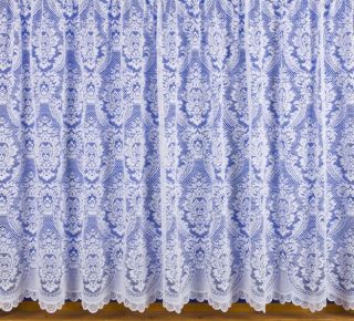 TRADITIONAL HEAVY LACE / NET CURTAIN, 3000 ALL SIZES