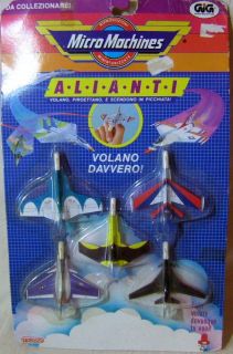   MACHINES ALIANTI PLANES ITALIAN CARD AIRPLANES GLIDERS 1989 MOC NEW