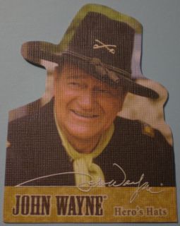 2005 Breygent John Wayne Heros Hats Die Cut Card HH2