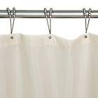 Polyester Shower Curtain   Cream Linen   108 x 70