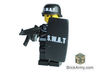 Custom LEGO Military Minifigure   SWAT Assaulter