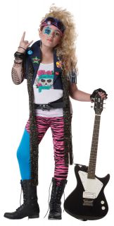80s Glam Punk Rocker Child Costume