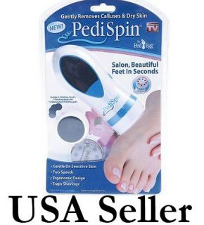NEW Pedi Spin  Gently Removes Calluses & Dry Skin