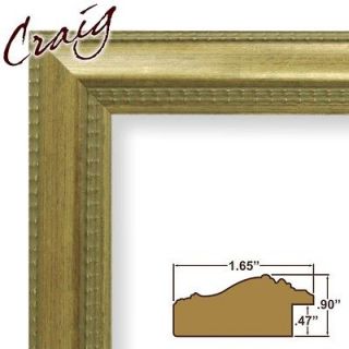   Frame Ornate Antique Gold 1.5 Wide Complete New Wood Frame (8783