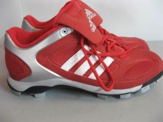   Adidas AST Diamond King TP RED Baseball Softball Cleats Shoes 13.5