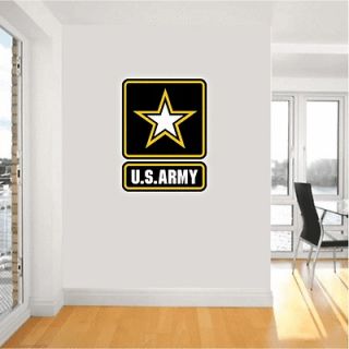 Army US Army Militaria Military Wall Sticker Decor 24 Height
