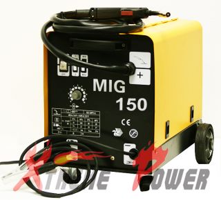 Wire Auto Feed 150AMP MIG 150 110V Flux Core Welding Machine Gas No 
