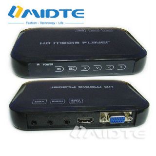 HDMI MEDIA PLAYER 1080 1080P HDD RM RMVB DIVX AVI MKV USB SD MPEG JPEG 