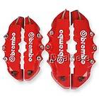   2Front + 2Rear) Universal 3D Brembo Style Disc Brake Caliper Cover Red