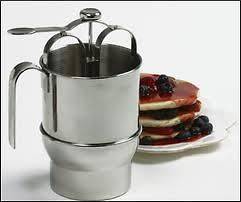 Stainless Steel Pancake Dispenser with Holder