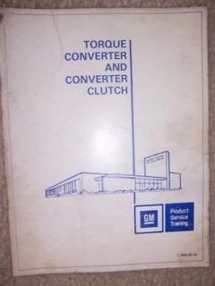 1981 GM Torque Converter Clutch Manual Auto Hydraulic R