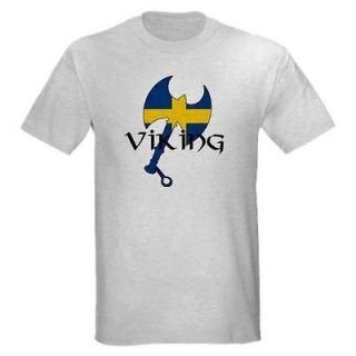 Swedish Viking Axe Light T Shirt by CafePre 169364385