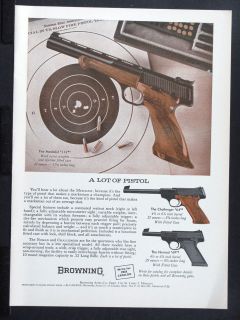   Medalist 22 RF Automatic Pistol magazine Ad Target Handgun w1788