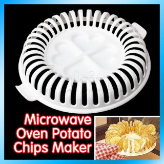 DIY Oil Free Healthy Microwave Oven Fat Free Potato Chips Maker Home 