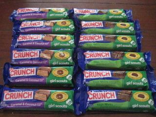 12 Nestle Crunch Girl Scouts 6 THIN MINTS 6 Coconut Cookie Candy 