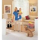 EXTRA WIDE BABY CHILD SAFETY EXPANDABLE WOODEN WALK THRU PET DOG CAT 