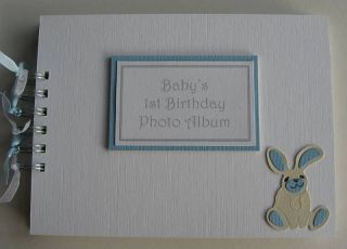 Babys 1st Birthday Photo Album Scrapbook Guest Book