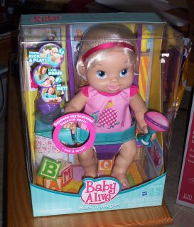 Baby Alive Wets N Wiggles American Doll Kicks Wets Drinks Babbles New 