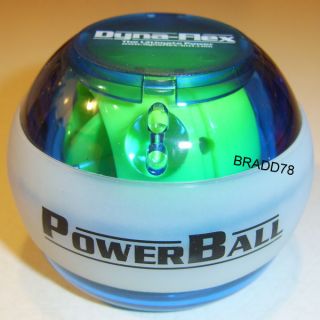 BLUE DYNAFLEX POWERBALL GYRO + DYNA FLEX POWER BALL CD