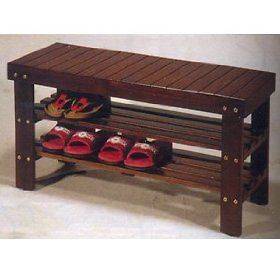 Quality Solid Wood Shoe Bench Storage Bench Furniture