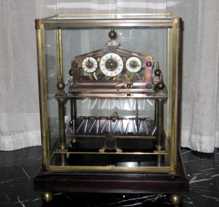 Outstanding Congreve ROLLING BALL TABLE CLOCK/ Interesting!