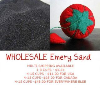 WHOLESALE Emery Sand, Powder to Fill Emery Pincushions, Walnut Shell 