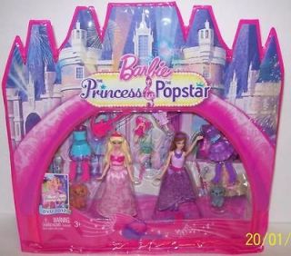 Barbie Princess and the Popstar Mini Tori & Keira Dolls Bag Set NEW