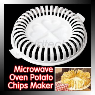   DIY Low Calories Microwave Oven Fat Free Potato Chips Maker New
