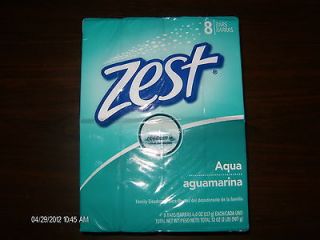 ZEST BAR SOAP ( CHOICE OF SCENT ) 8 BARS