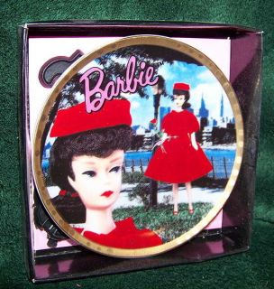 Barbie W/Love Red Flare Fashion Mini Plate MIB