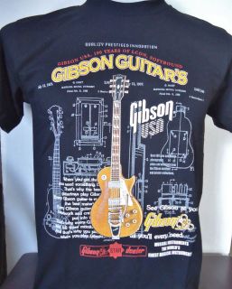 Gibson Guitar USA Quality Prestige & Innovation Rare T Shirt Size 
