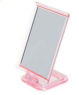 Simple Mini Folding Beauty Makeup Vanity Table Stand Square Mirror 