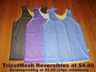NEW Reversible Basketball Practice Jersey Pinny SM 3XL