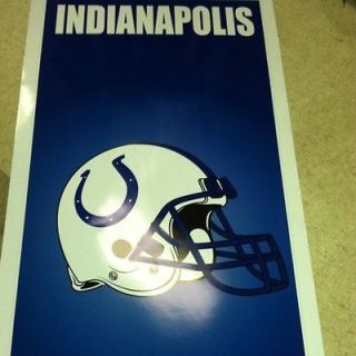   Colts Full Board Cornhole Decals Stickers 2x4 Bean Bag Toss